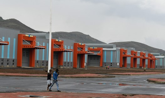 Khu công nghiệp Adama ở Adama, Oromia, Ethiopia. Ảnh: Xinhua