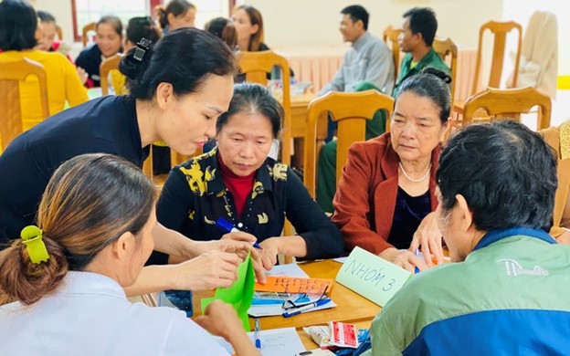 Trung ương Hội Liên hiệp Phụ nữ Việt Nam tổ chức tập huấn thành lập và vận hành tổ truyền thông cộng đồng thuộc Dự án 8. Ảnh: Website Sở Văn hoá Thể thao Thành phố Hà Nội