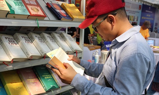Sự kiện Ngày sách và Văn hóa đọc Việt Nam lần 2 năm 2023 tại Huế. Ảnh: Phúc Đạt