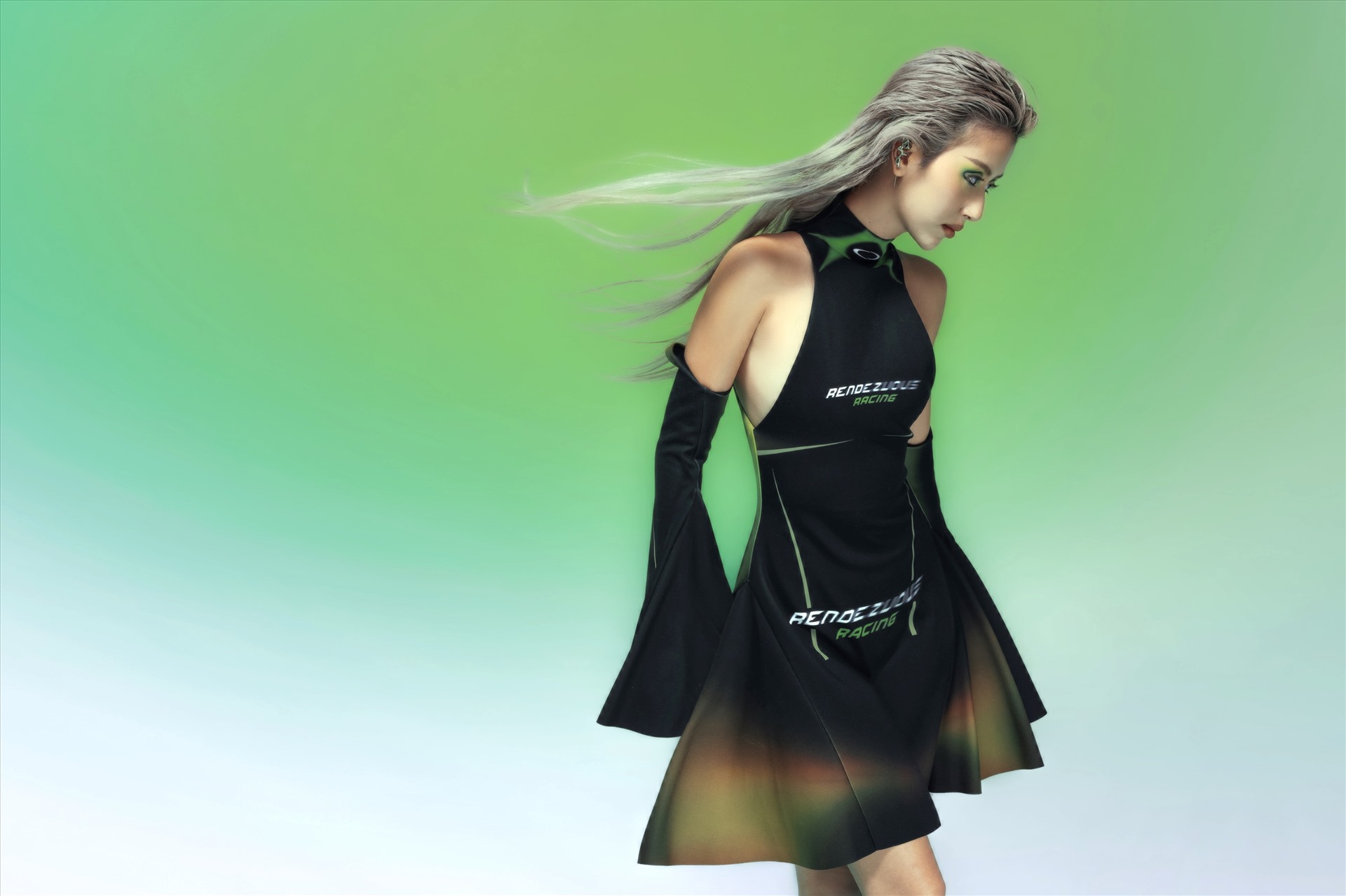 Quỳnh Anh Shyn hợp tắc với giám đốc sáng tạo Cường Đàm trong dự án mới. Ảnh: Nhân vật cung cấp 