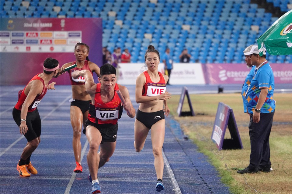 Trần Đình Sơn tại SEA Games 32. Ảnh: Nguyễn Đăng