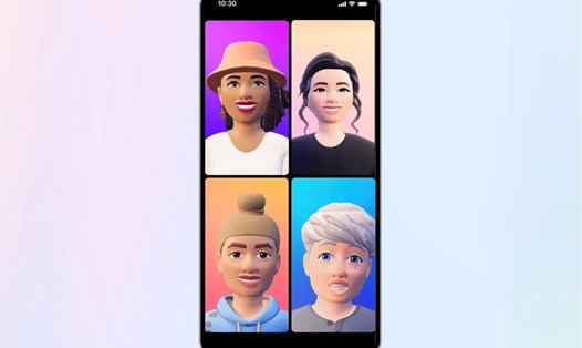 Cuộc gọi bằng hình đại diện của Meta cũng sẽ hoạt động giống cách Apple sử dụng Memoji trong FaceTime. Ảnh: Meta