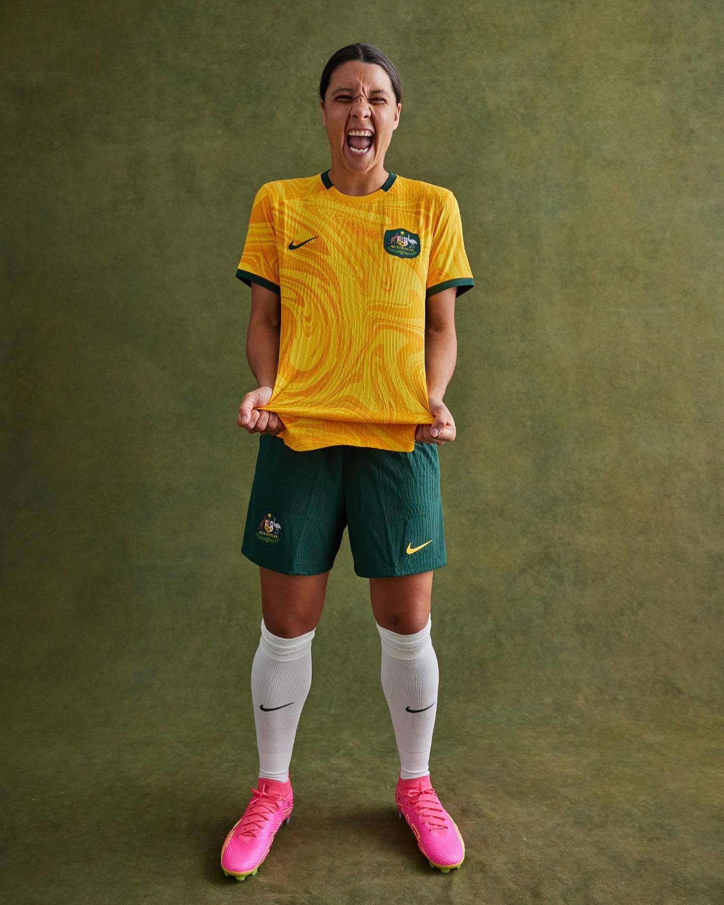 Sam Kerr có cơ hội lớn cùng tuyển nữ Australia vô địch World Cup 2023 trên sân nhà. Ảnh: FBNV
