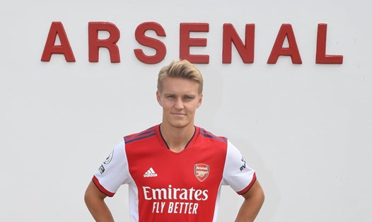 Odegaard nhiều khả năng sẽ ký vào bản hợp đồng mới với Arsenal. Ảnh: CLB Arsenal