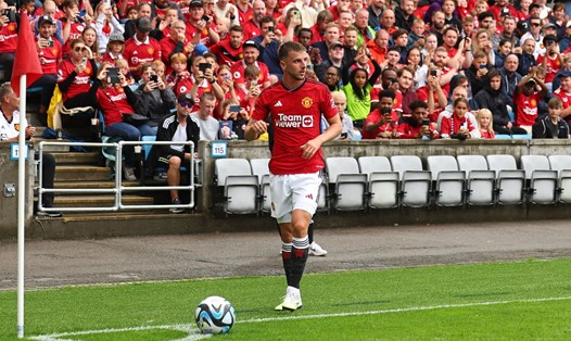 Mason Mount thi đấu tương đối ấn tượng trong chiến thắng 2-0 của Man United trước Leeds.  Ảnh: Sky Sports
