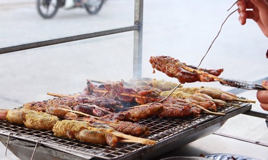 Món ếch nướng Campuchia độc đáo ở An giang