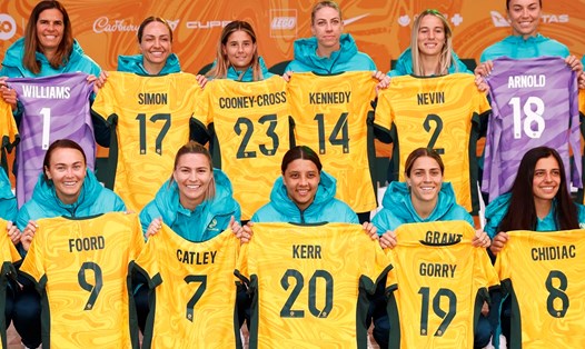 Tuyển nữ Australia đá giao hữu với đối thủ xếp hạng 5 thế giới là tuyển nữ Pháp. Ảnh: LĐBĐ Australia