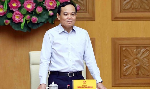 Phó Thủ tướng Trần Lưu Quang phát biểu. Ảnh: VGP
