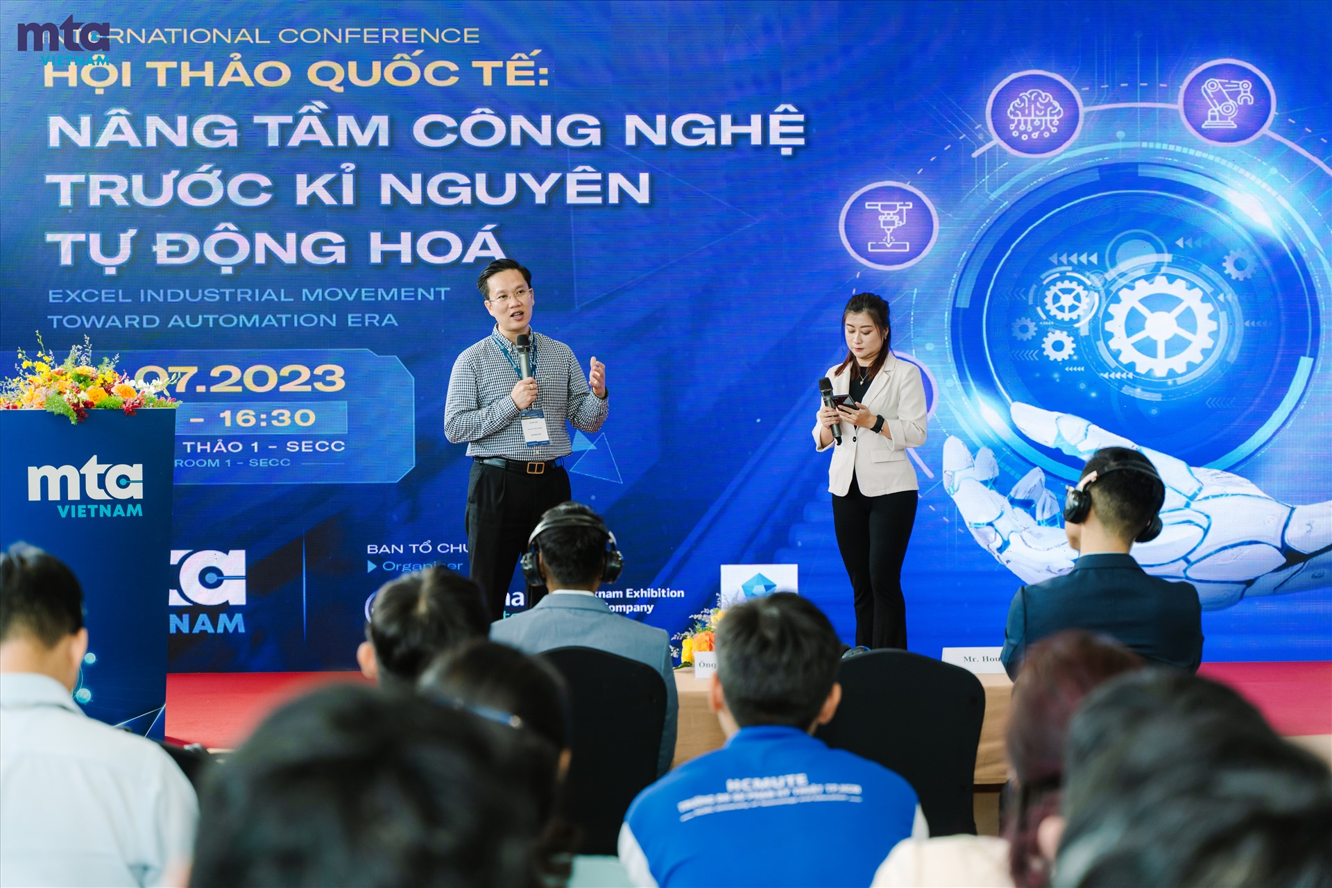 Hội thảo quốc tế “Nâng tầm Công nghệ trước Kỷ nguyên Tự động hóa” -  một trong những hội thảo giá trị tại MTA Vietnam. (Nguồn ảnh: Informa Markets Vietnam)