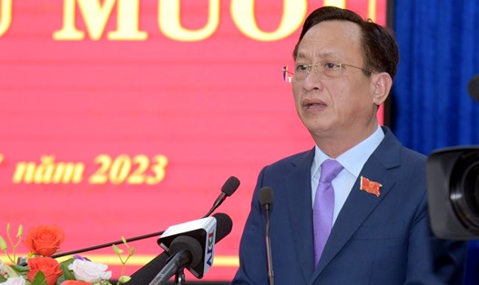 Chủ tịch UBND tỉnh Bạc Liêu Phạm Văn Thiều cho rằng tham nhũng vặt rất khó chịu, cần phải dẹp ngay. Ảnh: Nhật Hồ