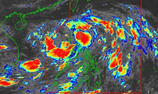 Áp thấp nhiệt đới Dodong có thể mạnh lên thành bão. Ảnh: PASAGA