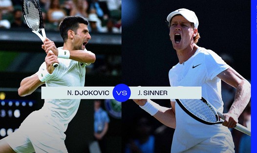 Novak Djokovic và Jannik Sinner gặp nhau tại trận bán kết Wimbledon 2023. Ảnh: ATP Tour.