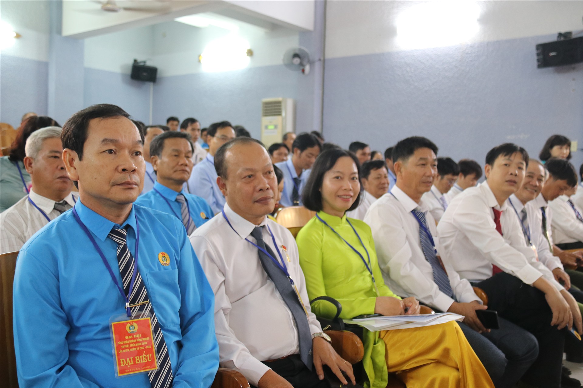 150 đại biểu đến từ 42 CĐCS, đại diện cho 3.388 đoàn viên trong toàn ngành tham gia đại hội. Ảnh: Phương Linh