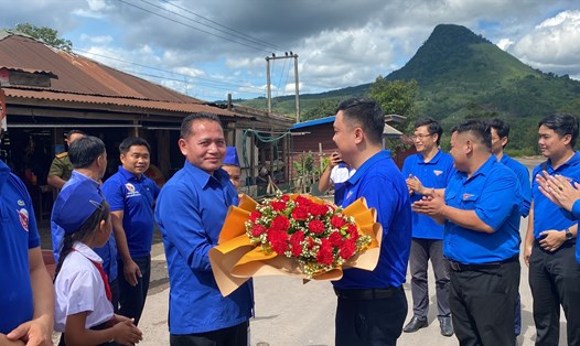 Thành đoàn Đà Nẵng đã có mặt tại tỉnh Salavan (Lào) để thực hiện các hoạt động tình nguyện năm 2023. Ảnh: Thành đoàn Đà Nẵng