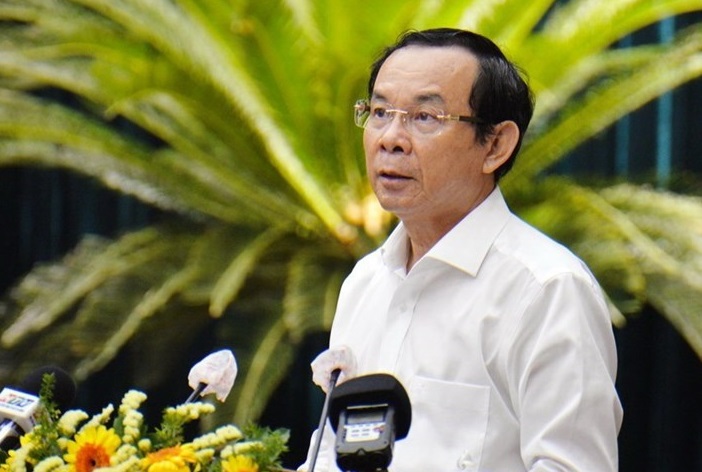 Bí thư Thành ủy TPHCM Nguyễn Văn Nên đề nghị chọn những công trình trọng điểm đểm triển khai.  Ảnh: Minh Quân
