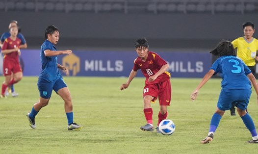 U19 nữ Việt Nam về nhì tại giải U19 nữ Đông Nam Á 2023. Ảnh: AFF