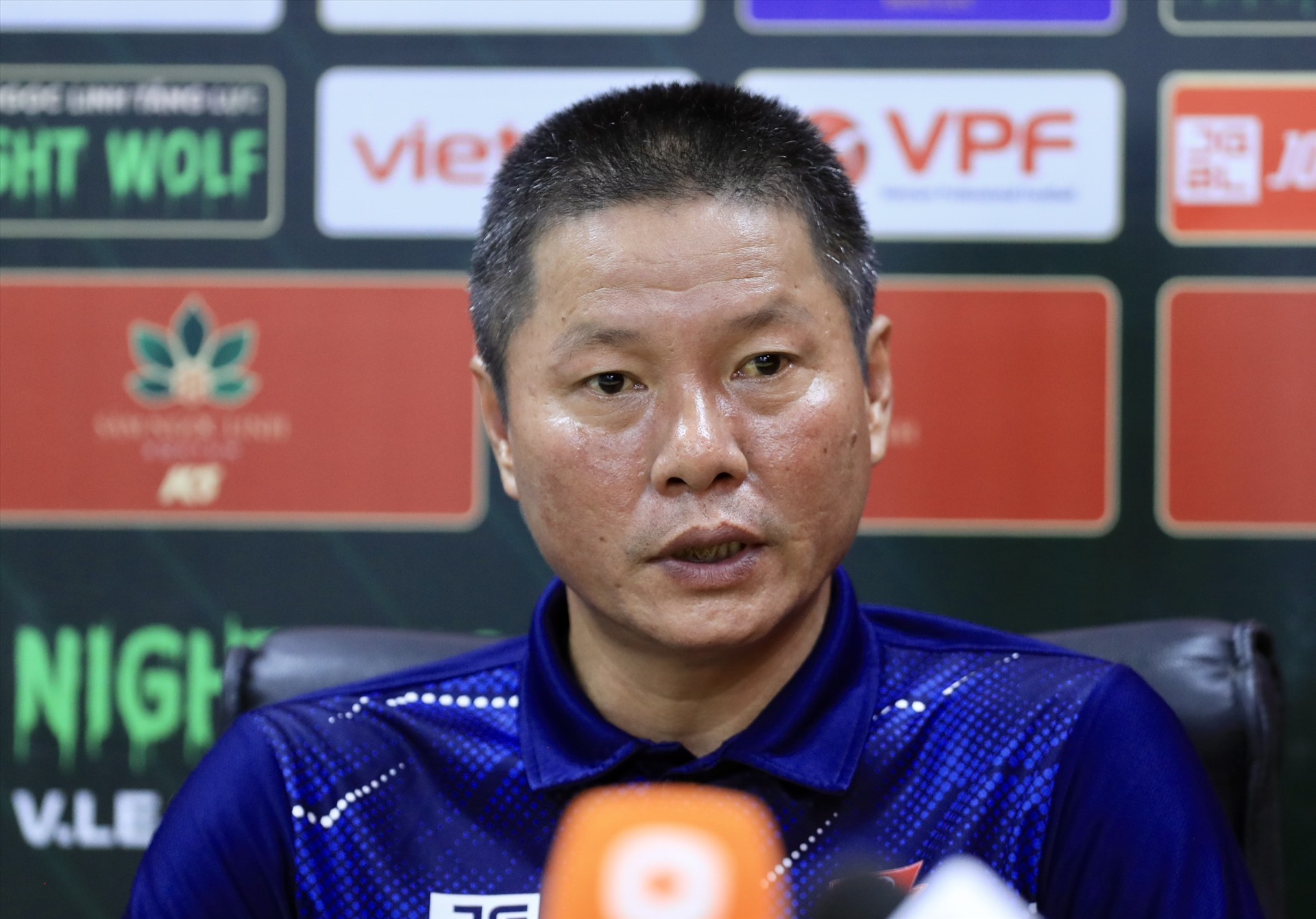 Huấn luyện viên Chu Đình Nghiêm (Hải Phòng) đánh giá cao đối thủ Viettel. Ảnh: Minh Dân