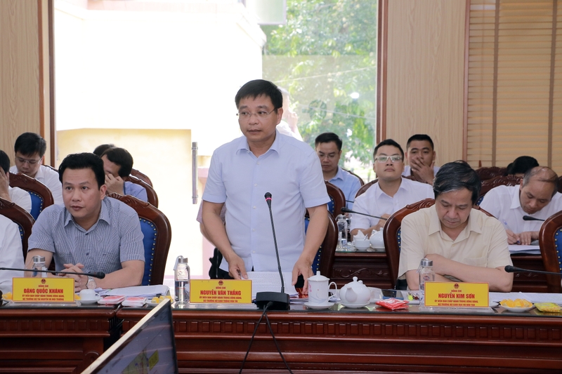 Bộ trưởng Bộ Giao thông vận tải Nguyễn Văn Thắng. Ảnh: Đặng Bách