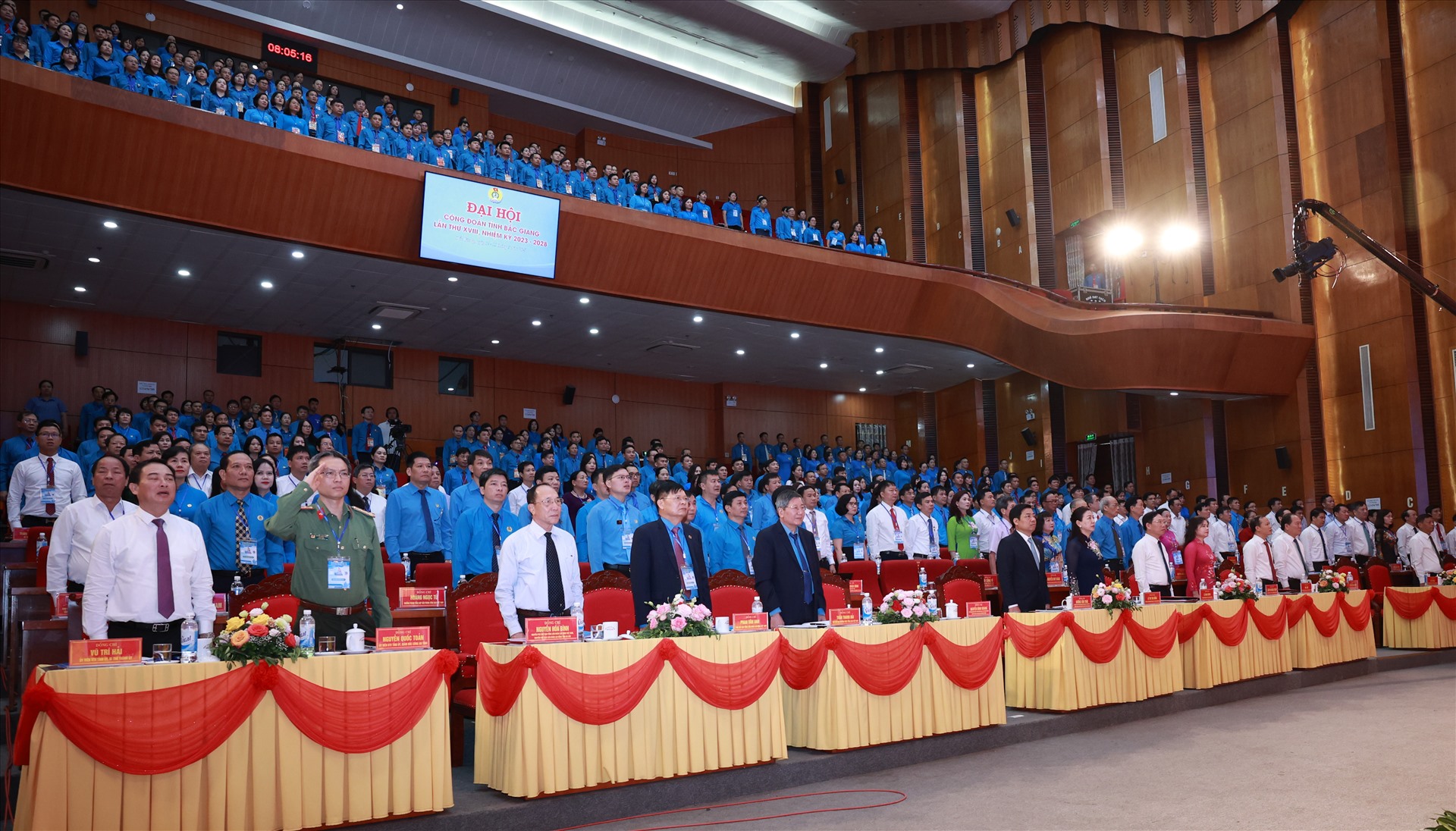 Tham dự đại hội có 365 đại biểu chính thức, đại diện cho gần 28 vạn đoàn viên công đoàn trong toàn tỉnh. Ảnh: Hải Nguyễn 