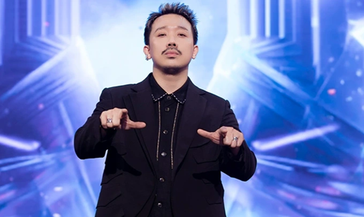 MC Trấn Thành trong chương trình Rap Việt 2023. Ảnh: Nhà sản xuất.