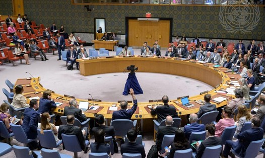 Quang cảnh một phiên họp của Hội đồng Bảo an Liên Hợp Quốc (ảnh minh hoạ). Ảnh: UN
