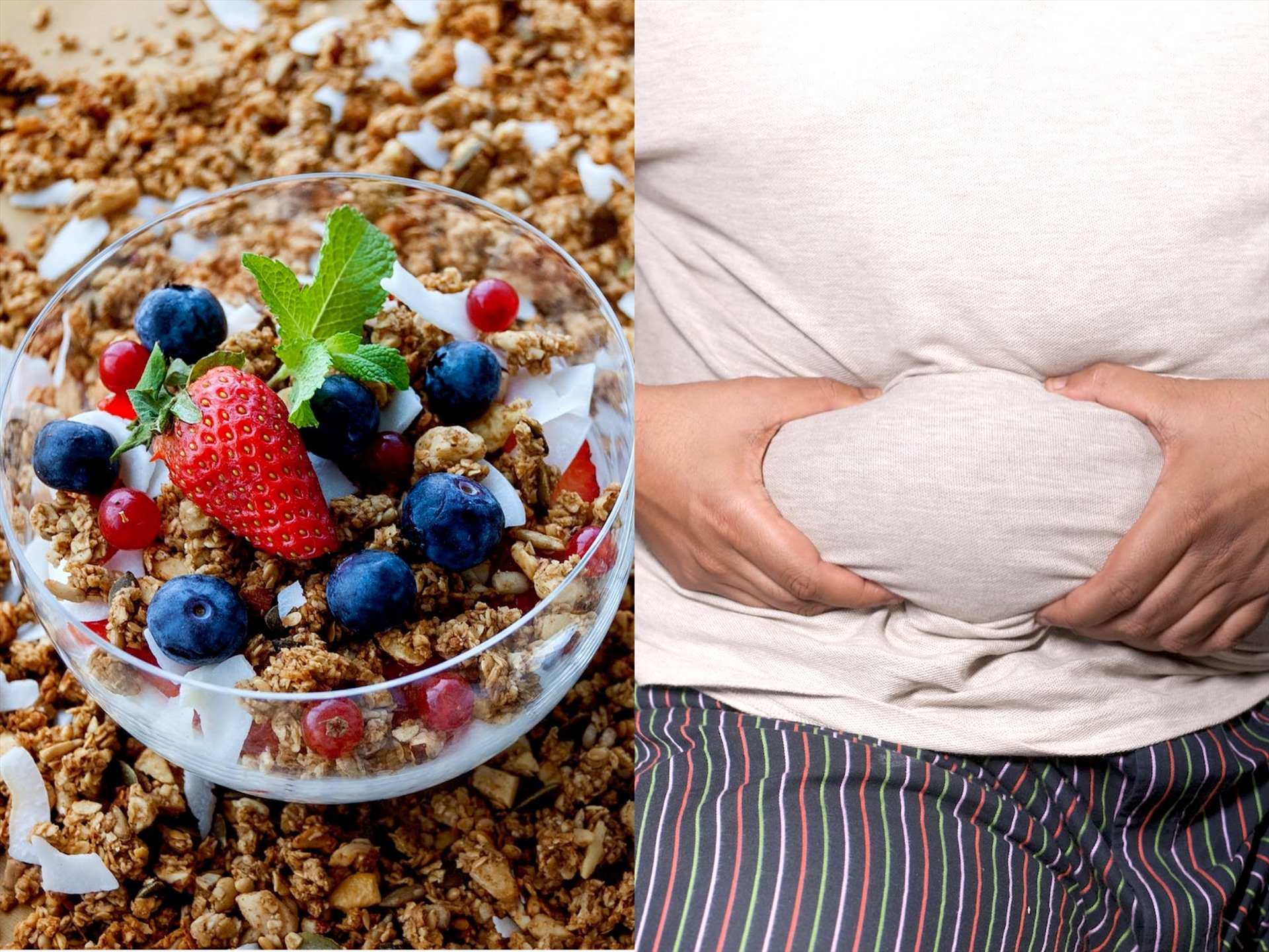 Những thực phẩm cản trở quá trình giảm mỡ bụng. Đồ họa: Minh Nhật