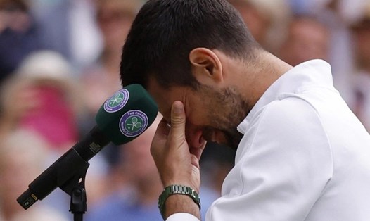 Novak Djokovic không thể kéo dài chuỗi chiến thắng tại Wimbledon. Ảnh: Wimbledon