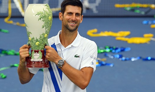 Lần gần nhất Novak Djokovic thi đấu tại Cincinnati là năm 2020 và giành chức vô địch. Ảnh: Western & Southern Open