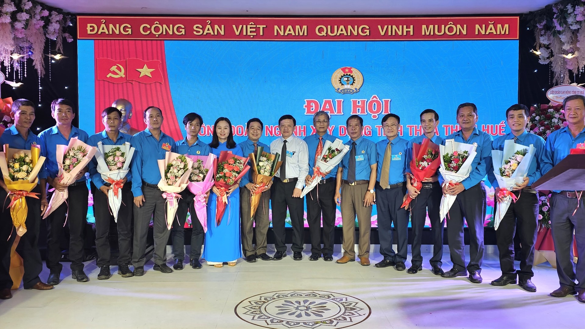 Đại hội ra mắt Ban chấp hành Công đoàn ngành Xây dựng tỉnh Thừa Thiên Huế khóa VIII nhiệm kỳ 2023 - 2028. Ảnh: Nguyễn Luân.