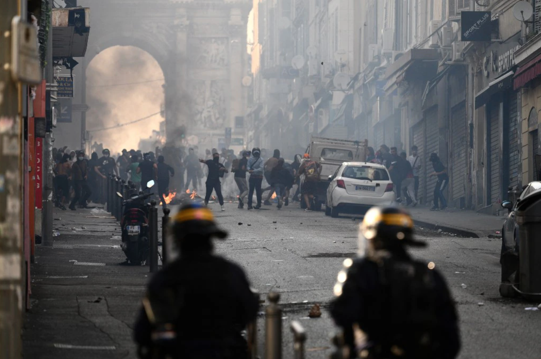 Các cuộc biểu tình ở Pháp bắt đầu vào ngày 27.6. Ảnh: AFP