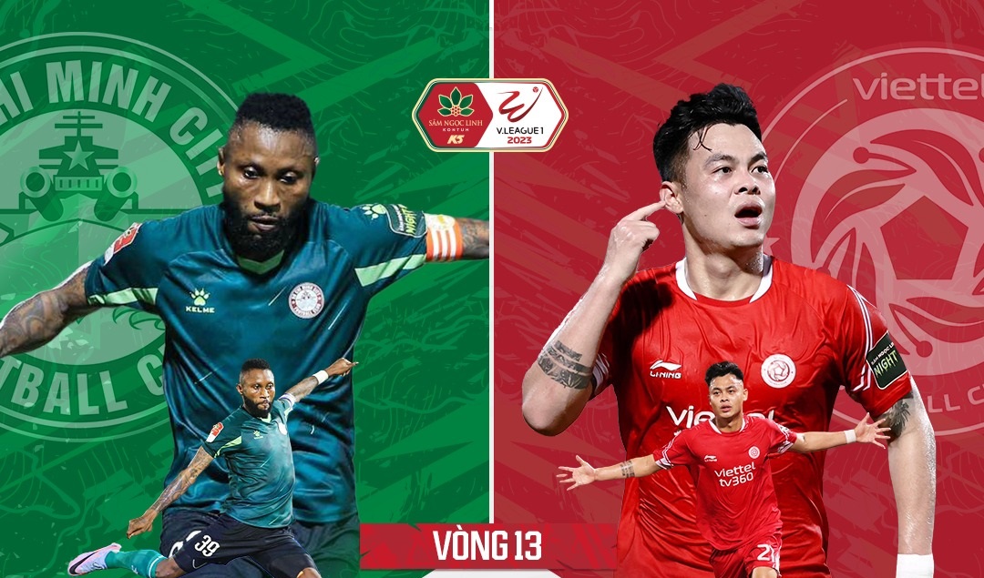 Câu lạc bộ TPHCM tiếp đón Viettel ở vòng 13 V.League 2023. Ảnh: FPT Play