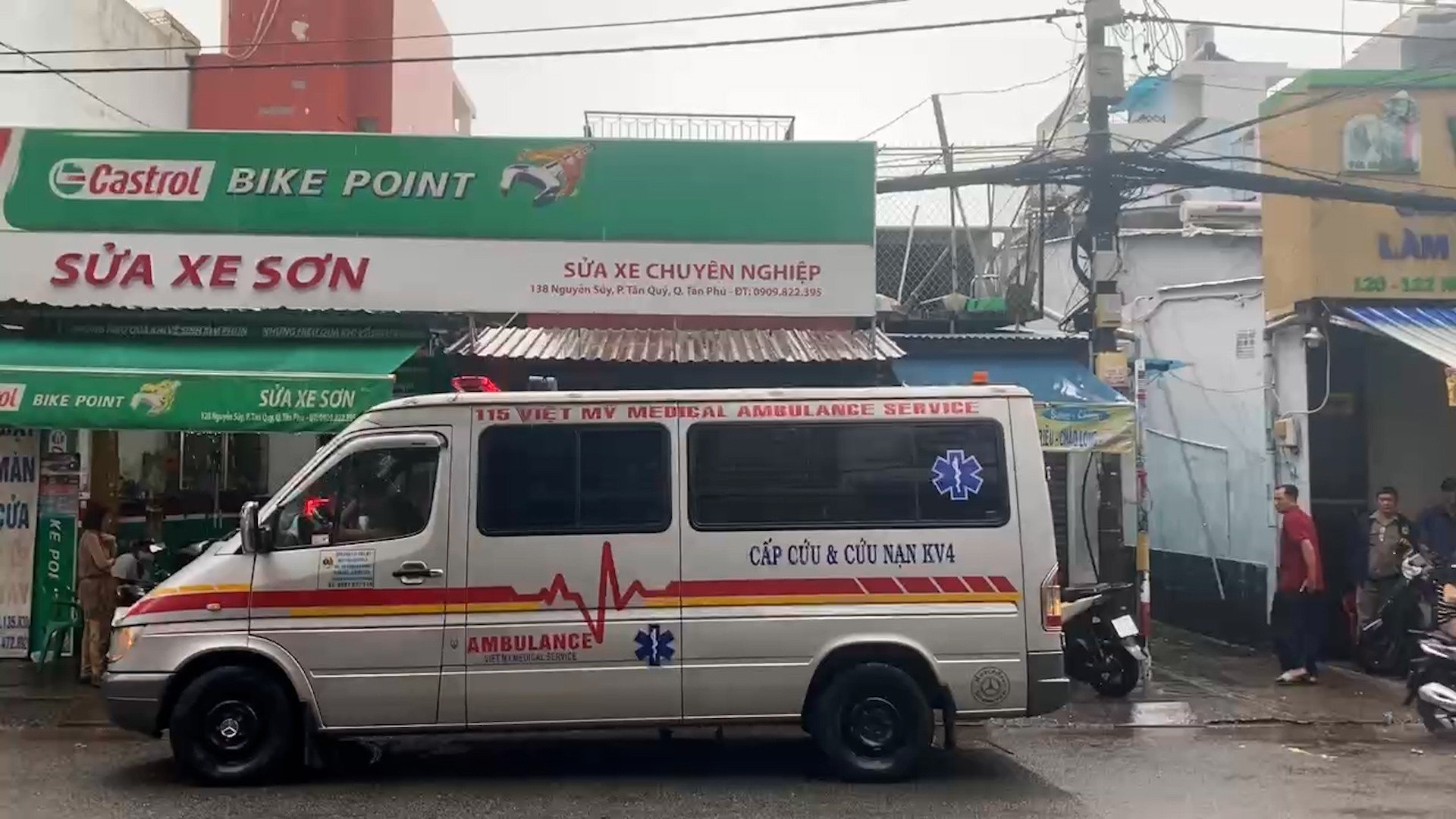 Hiện trường vụ việc. Ảnh: Hoàng Chinh