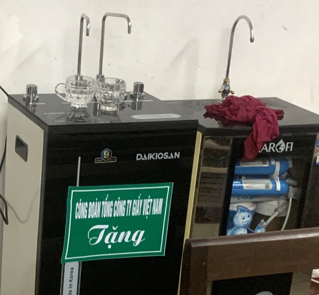 Công đoàn Tổng Công ty Giấy đã hỗ trợ các đơn vị lắp đặt 6 hệ thống lọc nước công nghiệp. Ảnh: Công đoàn Công Thương VN