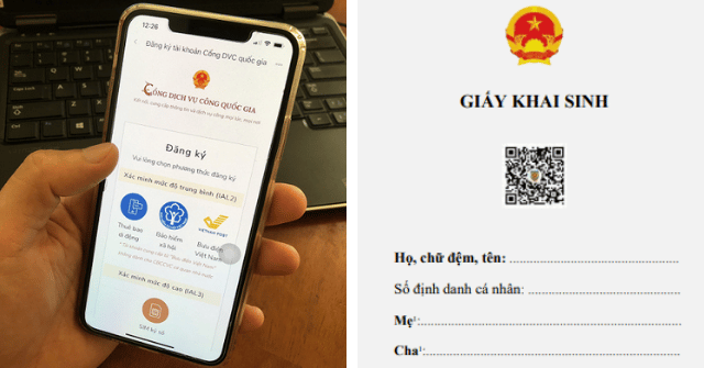 Vừa qua, tại Hà Nội, Hà Nam đã áp dụng thí điểm cấp bản điện tử Giấy khai sinh, Trích lục khai tử. Ảnh: VGP