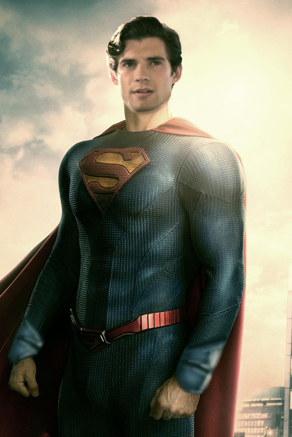 David Corenswet “gây sốt” với người hâm mộ trong tạo hình Superman. Ảnh: Xinhua 