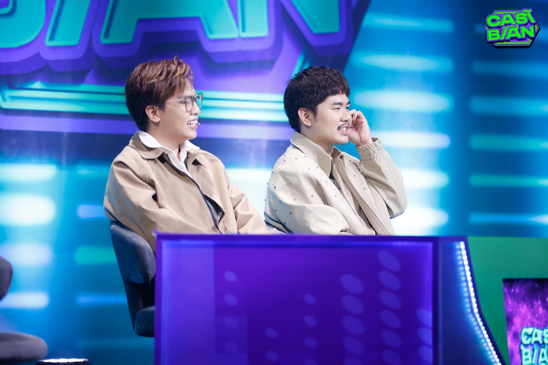 Hứa Kim Tuyền – Quốc Khánh tại chương trình "Ca sĩ bí ẩn". Ảnh: Nhà sản xuất