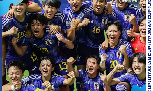 U17 Nhật Bản vô địch U17 châu Á lần thứ 4. Ảnh: AFC Asian Cup.