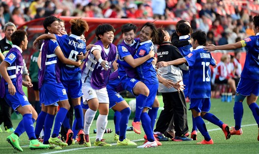 Tuyển nữ Thái Lan là đội đầu tiên dự World Cup nữ. Ảnh: Eurosport