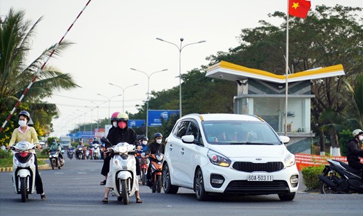 Nhiều người dân vùng dự án sân bay Long Thành sau khi tái định cư đã làm việc tại Khu công nghiệp Lộc An - Bình Sơn thuộc huyện Long Thành.