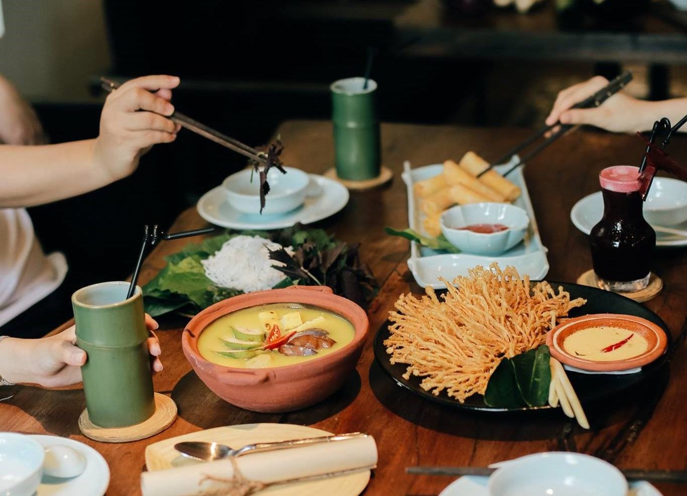 Thực khách có thể dễ dàng tìm thấy những nhà hàng chay hấp dẫn ở Hà Nội. Ảnh: Ưu Đàm Chay