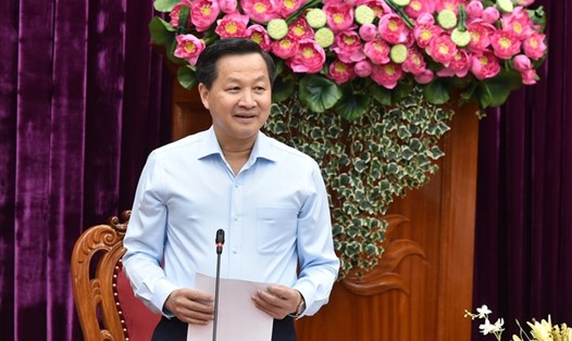 Bí thư Trung ương Đảng, Phó Thủ tướng Chính phủ Lê Minh Khái. Ảnh: VGP