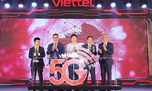 Vietel công bố thử nghiệm thành công mạng 5G. Ảnh: Mai Chi
