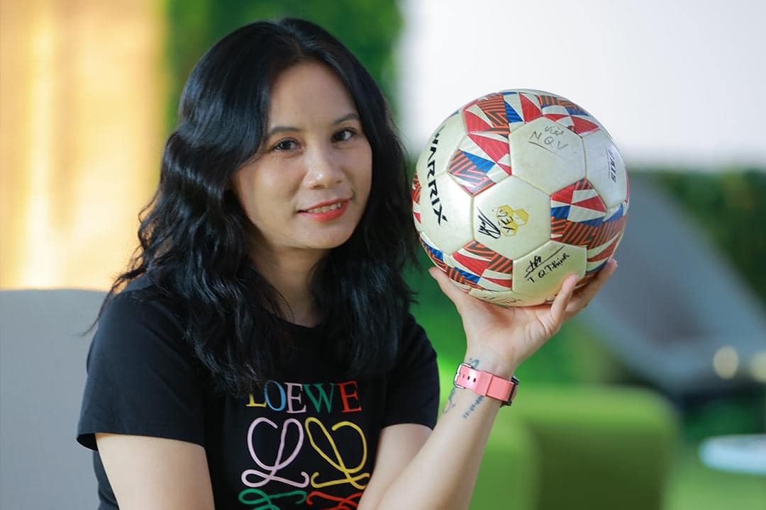 Cựu tuyển thủ Văn Thị Thanh hi vọng đội tuyển nữ Việt Nam không bị áp lực tại World Cup 2023. Ảnh: Facebook nhân vật