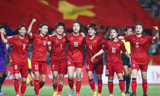 Đội tuyển bóng đá nữ Việt Nam. Ảnh: Thanh Vũ