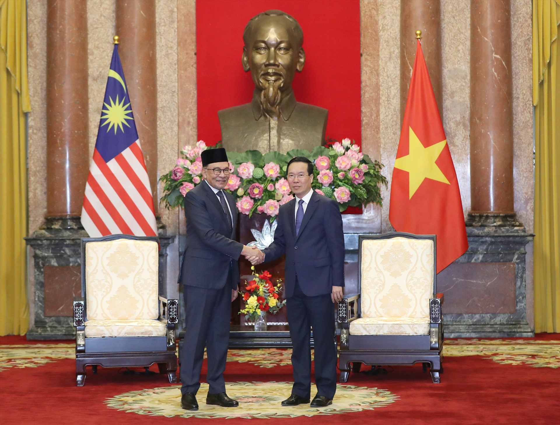 Chuyến thăm có ý nghĩa quan trọng trong bối cảnh Việt Nam - Malaysia kỷ niệm 50 năm thiết lập quan hệ ngoại giao (1973-2023). Ảnh: Hải Nguyễn