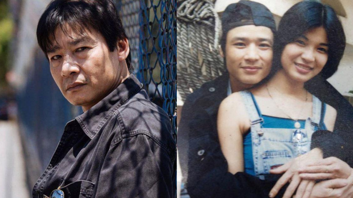 NSƯT Võ Hoài Nam hiện tại (bìa trái), và anh thời trẻ chụp cùng vợ (bìa phải). Ảnh: Nhân vật cung cấp