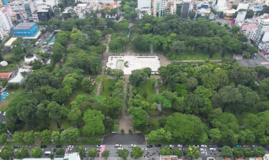 Dự án bãi đỗ xe Công viên Lê Văn Tám bị UBND TPHCM chấm dứt hợp đồng và thu hồi vào tháng 8.2019. Ảnh: Hữu Chánh
