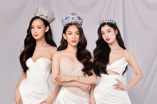 Top 3 Miss World Vietnam 2022. Ảnh: BTC.