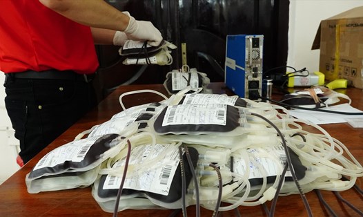 Công tác đấu thầu kéo dài khiến tình trạng thiếu máu phục vụ cấp cứu và điều trị bệnh nhân các bệnh viện tại ĐBSCL ngày càng trầm trọng. Ảnh: Tạ Quang
