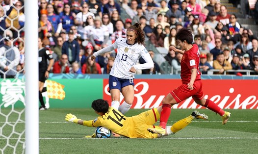 Tuyển nữ Việt Nam đã hạn chế được tối đa số bàn thua trước tuyển nữ Mỹ. Ảnh: FIFA
